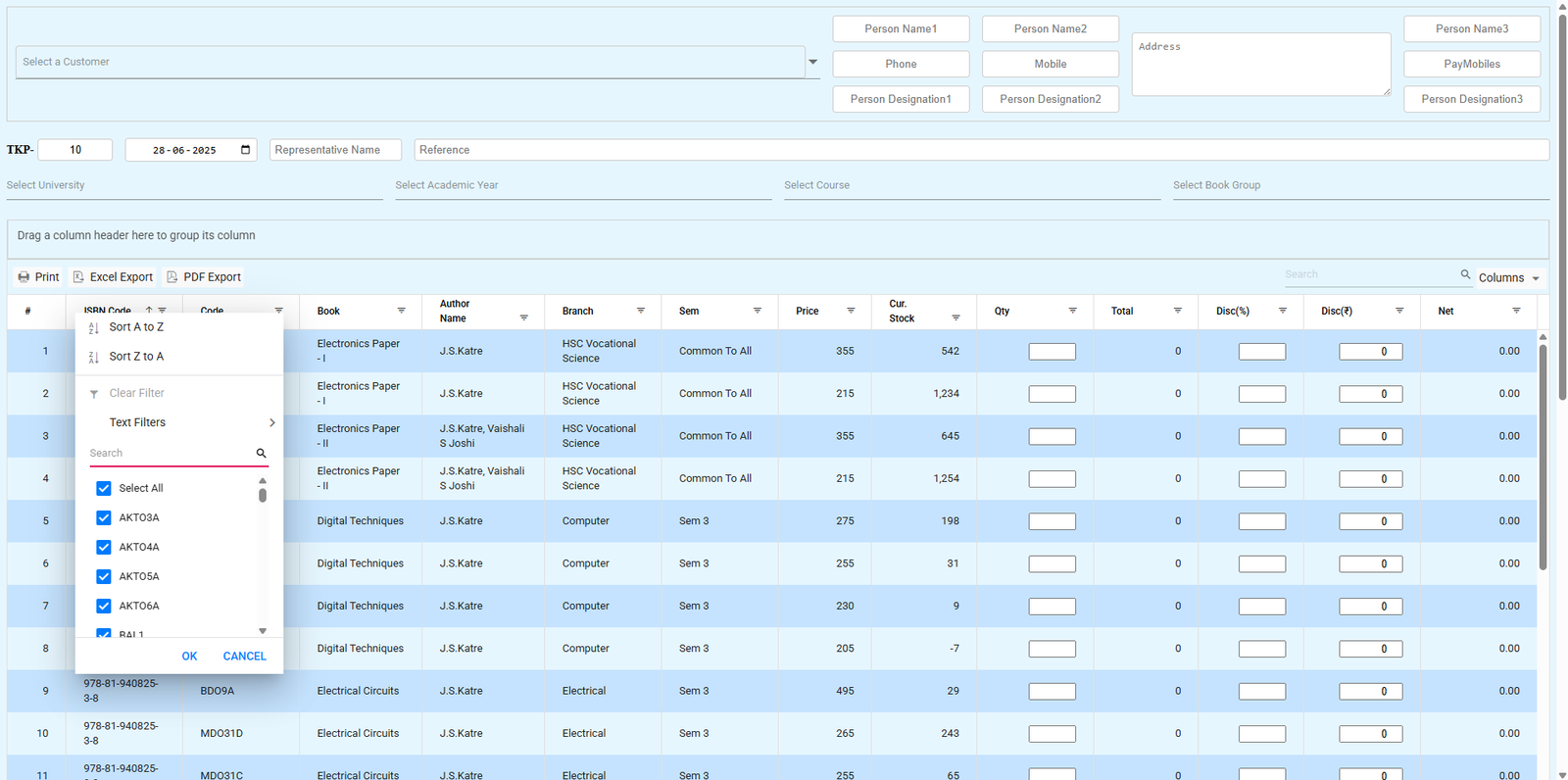Quotation software